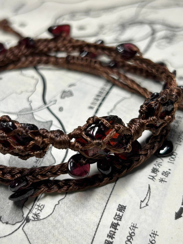 Witch secrets wax thread woven bracelet