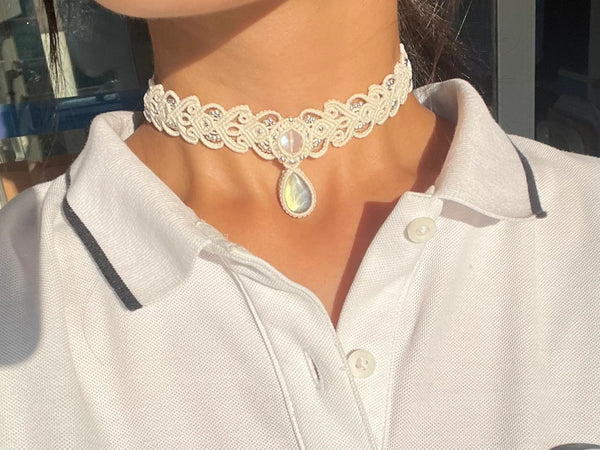Elegant Bohemian Macramé Choker