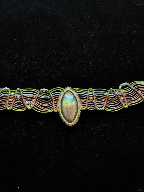 Rainbow river labradorite necklace