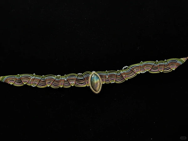 Rainbow river labradorite necklace