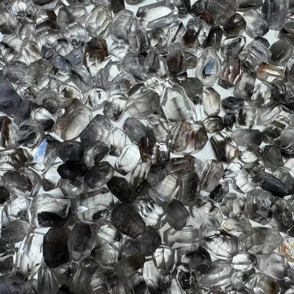 Collection level-Black silver titanium crystals