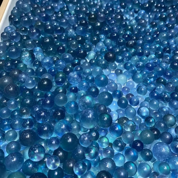Collection level-Devil Blue Flashing Aquamarine crystal ball
