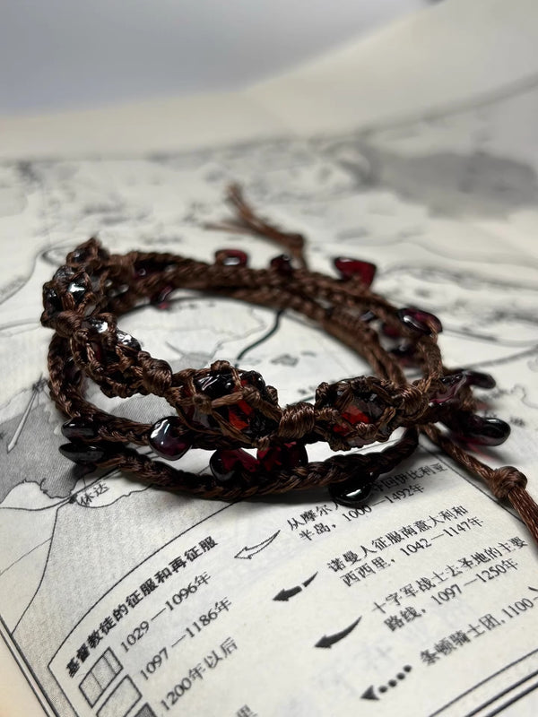 Witch secrets wax thread woven bracelet