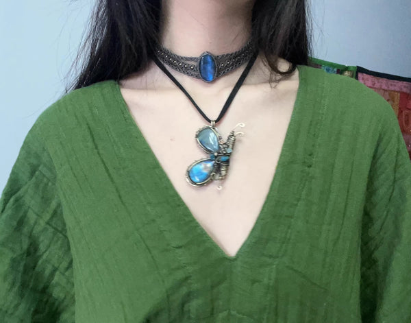 Bronze Labradorite Necklace"Hope, transformation, rebirth"